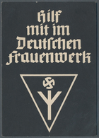 Ansichtskarten: Propaganda: 1940 Ca, NS-Frauenschaft / Deutsches Frauenwerk "Hilft Mit Im Frauenwerk - Partis Politiques & élections