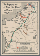 Ansichtskarten: Propaganda: 1940. Der Siegeszug Des SS Rgts "Der Führer" Im Westen 1940: Propaganda - Political Parties & Elections