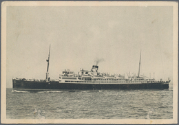 Ansichtskarten: Propaganda: 1942. Postcard Of The Italian Steamer "Virgilio" Sent To Georgetown, Mas - Partis Politiques & élections