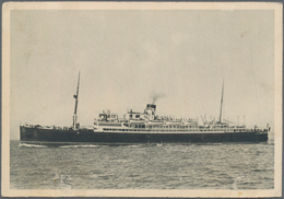 Ansichtskarten: Propaganda: 1942. Postcard Of The Italian Steamer "Virgilio" Sent To Georgetown, Mas - Political Parties & Elections