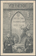 Ansichtskarten: Propaganda: 1942. Gedenk / Remember Peter Ton, Hendrick Koot, Hanz Pelzer: Postcard - Parteien & Wahlen