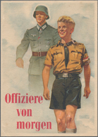 Ansichtskarten: Propaganda: 1943 (ca): Offiziere Von Morgen : Hitler Jugend / Youth Officer Of Tomor - Parteien & Wahlen