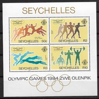 SEYCHELLES 1984 Olympica Games Los Angeles - Summer 1984: Los Angeles