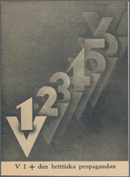Ansichtskarten: Propaganda:  1944. Original WWII Propaganda Flugblatter / Leaflet About The V1 Attac - Parteien & Wahlen