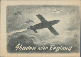 Ansichtskarten: Propaganda: 1944, One Of The Rare "Shadow Over England" Series Of Leaflets Distribut - Parteien & Wahlen