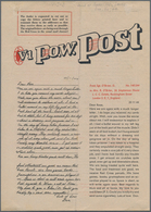 Ansichtskarten: Propaganda: 1944. V1 POW Post Rocket Flown Leaflet V1/3. V1 POW Post Flugblätter / R - Parteien & Wahlen