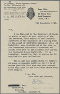 Ansichtskarten: Propaganda: 1946. British Home Office Letter Regarding "German Propaganda Leaflets C - Parteien & Wahlen