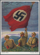 Ansichtskarten: Propaganda: Deutscher Morgen / German Dawn. (In)famous Propaganda Picture By Walter - Parteien & Wahlen