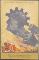 Ansichtskarten: Motive / Thematics: AUTOMOBILE, Deutsche Automobil-Ausstellung 1925 "Deutsche, Kauft - Other & Unclassified