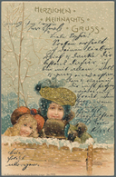 Ansichtskarten: Künstler / Artists: JUGENDSTIL, 32 Elegante Jugendstilkarten Aus Den Jahren 1899/190 - Ohne Zuordnung