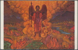 Ansichtskarten: Künstler / Artists: ROERICH, Nicholas (1874-1947), Russischer Maler, Schriftsteller, - Ohne Zuordnung