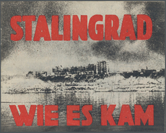 Ansichtskarten: Propaganda: BROSCHÜREN, ANTI-NS, 3 Broschüren "Stalingrad Wie Es Kam", "Volk Am Abgr - Parteien & Wahlen