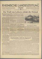 Ansichtskarten: Propaganda: 1944, ZEITUNGEN, 16 Ausgaben "RHEINISCHE LANDESZEITUNG" 1944 Mit Viel En - Partis Politiques & élections