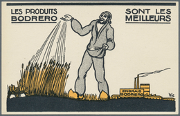 Ansichtskarten: Motive / Thematics: LANDWIRTSCHAFT, Nette Partie Von 36 Alten Werbekarten, überwiege - Other & Unclassified