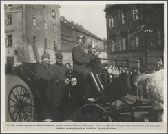 Ansichtskarten: Motive / Thematics: MILITÄR / 1. WELTKRIEG, 5 Großformatige Pressefotos (30cm X 24 C - Autres & Non Classés