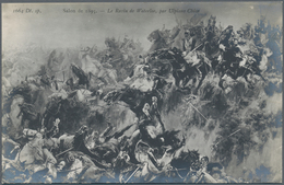 Ansichtskarten: Motive / Thematics: MILITÄR, 34 Französische Fotokarten Historische Schlachten Und K - Autres & Non Classés