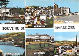 CPSM 42  SOUVENIR DE RIVE DE GIER       Grand Format 15 X 10,5 Cm - Rive De Gier