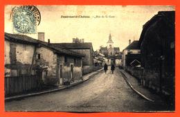 CPA 52 Doulevant Le Chateau " Rue De La Gare " - Doulevant-le-Château