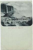 Old Postcard, U.s.a. America, Greetings From Niagara. Circa 1890s-1900. - Panoramic Views