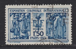 FRANCE 1931:  Exposition Coloniale, Oblitéré - Sonstige & Ohne Zuordnung