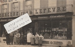 Brosserie - Parfumerie - Epicerie - Conserves Alimentaires  SERGENT Fils Et LEFEVRE ( Carte Photo ) - Other & Unclassified