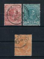 Italien 1884 Paketmarken Mi.Nr. 3-5 Gestempelt - Postal Parcels