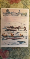 Regional Game, OLD USSR Postcard  - Canada Mardigra - Canoa Race - Rowing  - 1981 - Juegos