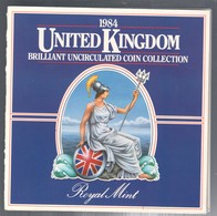 UNITED KINGDOM GRAN BRETAGNA 1984 OFFICIAL SET  UNCIRCULATED COIN COLLECTION - Maundy Sets & Commemorative
