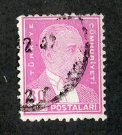 W-12336 Turkey 1932 Scott#754 (o) Offers Welcome - Usati