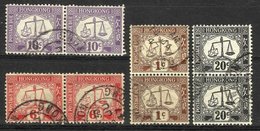 HONG KONG --POSTAGE DUE --PAIR - Impuestos