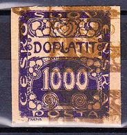 (*) Tchécoslovaquie 1919 Mi D 13 Nach D ? (Yv TT 13 Sur TT Couleur Olive), - Proofs & Reprints