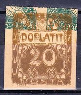 (*) Tchécoslovaquie 1919 Mi D 4 Nach 13 (Yv TT 4 Sur TPJ 1), - Proofs & Reprints