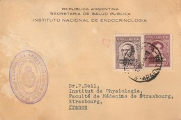 CP Avec Timbres Officiels SECRETARIA DE SALUD PUBLICA - Brieven En Documenten