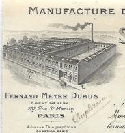 Facture 1920 / Angleterre / NORTHAMPTON / SIMON COLLIER / Manufacture De Chaussures / MEYER DUBUS 75003 PARIS - Reino Unido