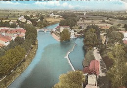 CPSM 84 BEDARRIDES VUE AERIENNE L'OUVEZE  ET LA SORGUE - Bedarrides