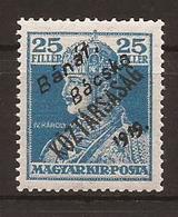 HONGRIE BACSKA - 1919 - N° 30 - NEUF XX MNH - Banat-Bacska