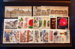 Sweden Suede - Small Batch Of 24 Stamps Used - Sammlungen