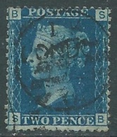 1858-79 GREAT BRITAIN USED SG 47 2d PLATE 13 (BS) - F19-8 - Usados