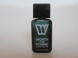 Worth Pour Homme - Eau De Toilette - 7 ML - Miniaturen Herrendüfte (ohne Verpackung)