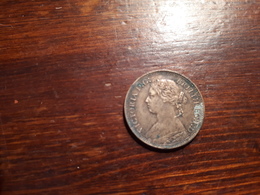 Monnaie - Grande Bretagne - 1/4 Farthing 1878 - A. 1/4 - 1/3 - 1/2 Farthing