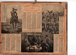 Calendrier Almanach Des Postes Et Télégraphes 1905 Oberthur Militaires Militaria - Grand Format : 1901-20