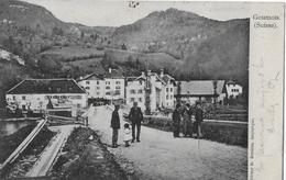 GOUMOIS → Kleines Dorf Im Jura Mit Passanten Anno 1904 - Goumois