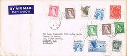 31425. Carta Aerea CORNWALLIS (Nova Scotia) Canada 1953 To England - Cartas & Documentos