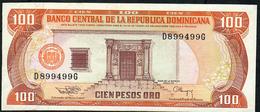 DOMINICAN REPUBLIC P136b 100 PESOS ORO 1994 #D/G      AUNC - Dominicana