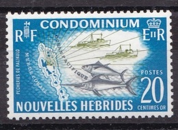 New Hebrides (FR)1965 MLH -FISHING - Ongebruikt