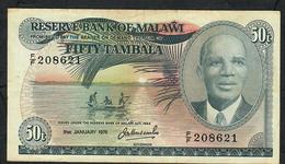 MALAWI P13a 50 TAMBALA 1976  #F/F        VF  NO P.h. ! - Malawi