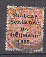 Q0125 - IRLANDE IRELAND Yv N°23 LARGE OVERPRINT - Gebraucht