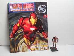 IRON MAN   Figurine N°12 En Plomb Eaglemoss AVEC FASCICULE Sans BOITE - Marvel Herös