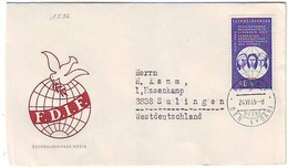 Delcampe - CZECHOSLOVAKIA FDC 1552 - FDC