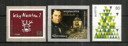 AUTRICHE. Nouveaux Timbres:Music "Stille Nacht" ("Silent Night") Franz Xaver Gruber,etc. Below Face - 2011-2020 Unused Stamps